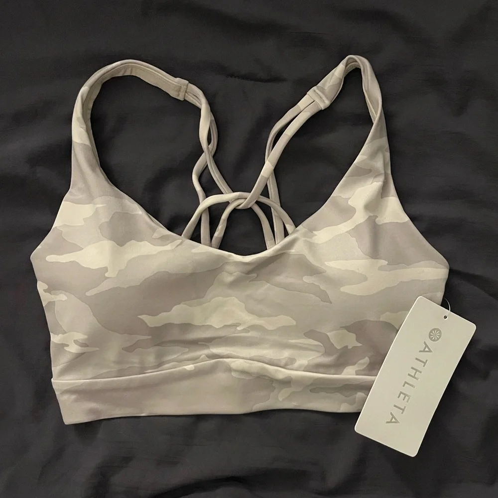 NWT Athleta Solace Printed Bra - Picture 3 of 6